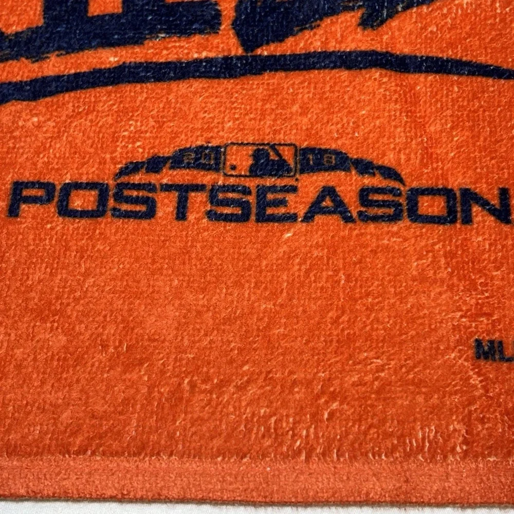 NWT Houston‎ Astros Battle Rag Towel Orange MLB SGA 2018 Post Season